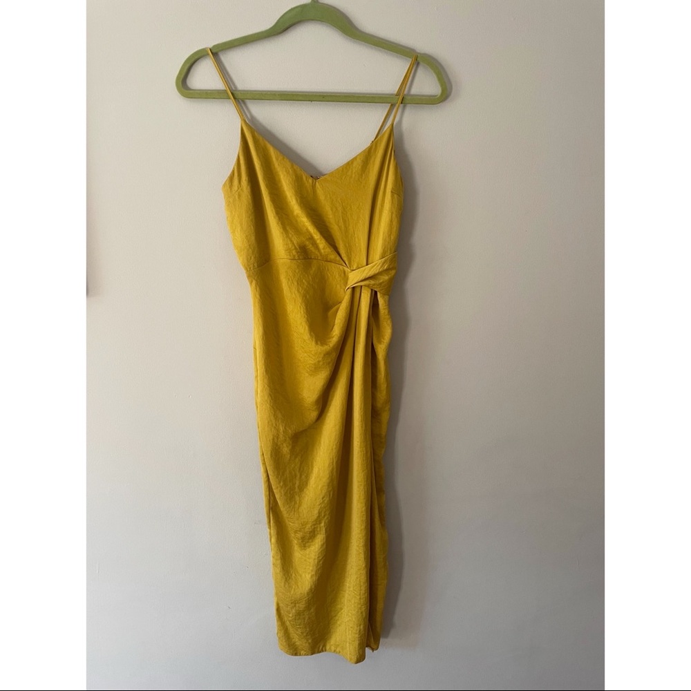 Goldenrod/Yellow Midi Dress from ASOS